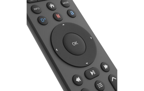 Universal-Fernbedienung TV, IR, Solar für 8 Geräte, lernfähig, App-Tasten