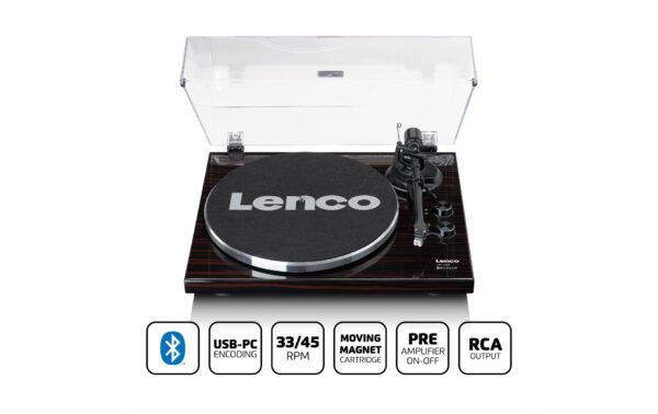 Lenco LBT-288WA Holz Braun Schwarz