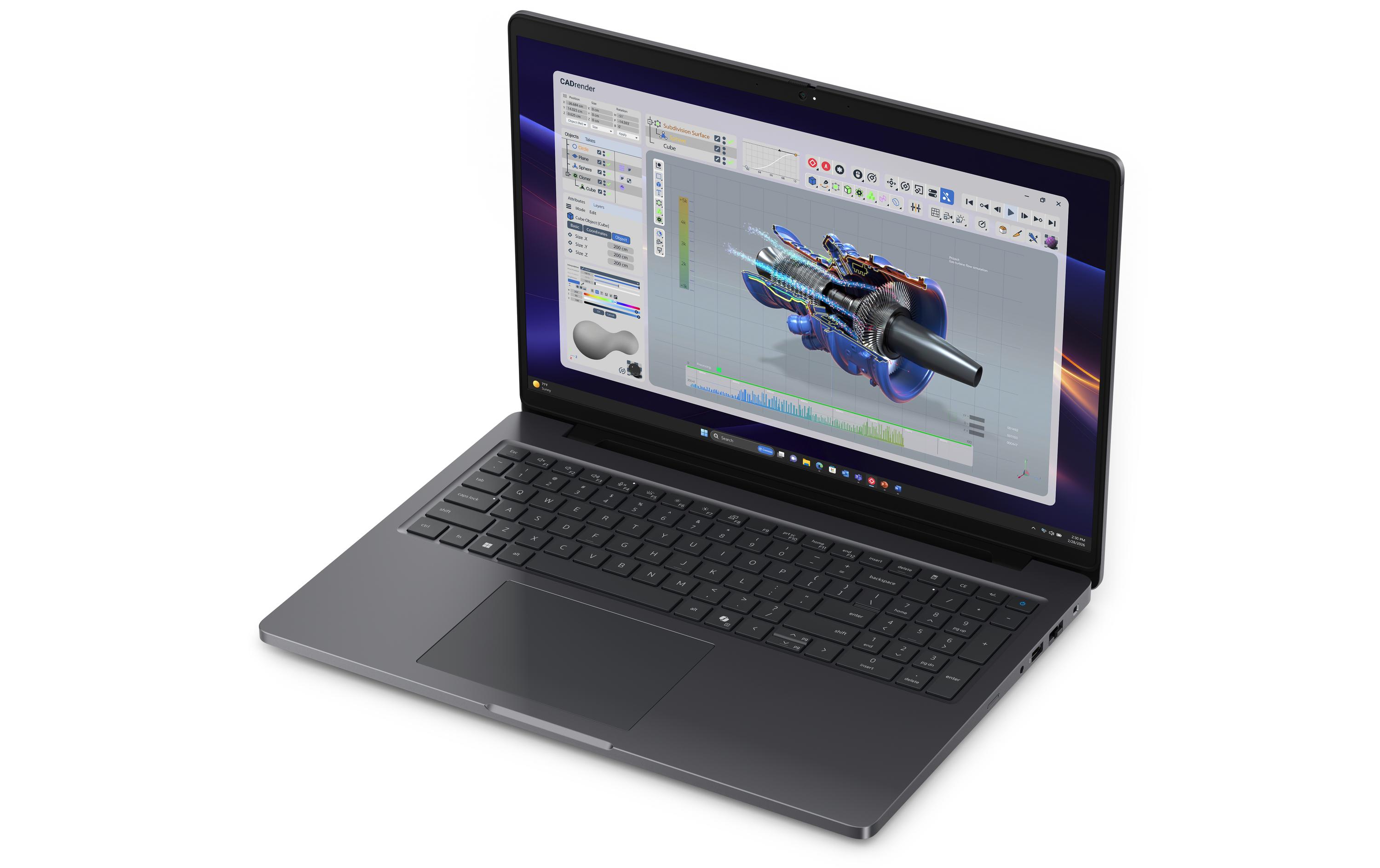 2199260_1 - Mediatech Dell Pro Precision 5 16, U7-366H, W11-P 16 FHD+, 32GB, 1TB SSD, RTX 2000, noAC