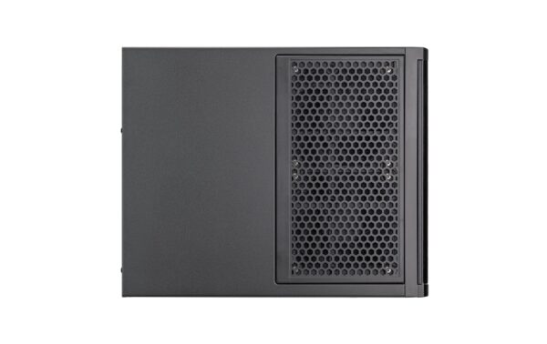 SilverStone NAS SST-CS240, ohne Netzteil Alu-Gehäuse schwarz, 211x285x360mm (BxHxT)