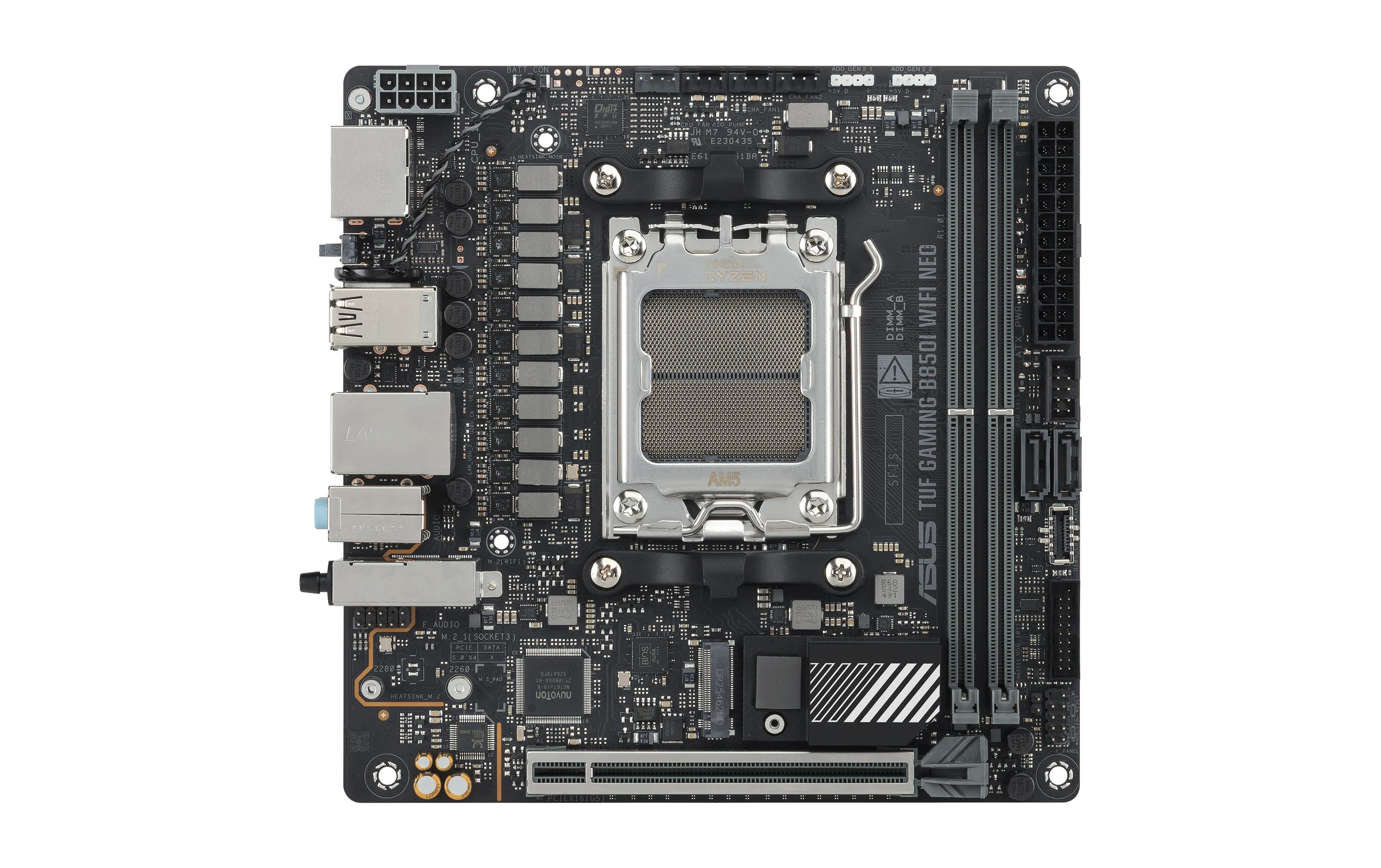 2199820_1 - Mediatech ASUS TUF GAMING B850I WIFI NEO, mITX AM5, AMD B850, 2x DDR5, PCIe 5.0