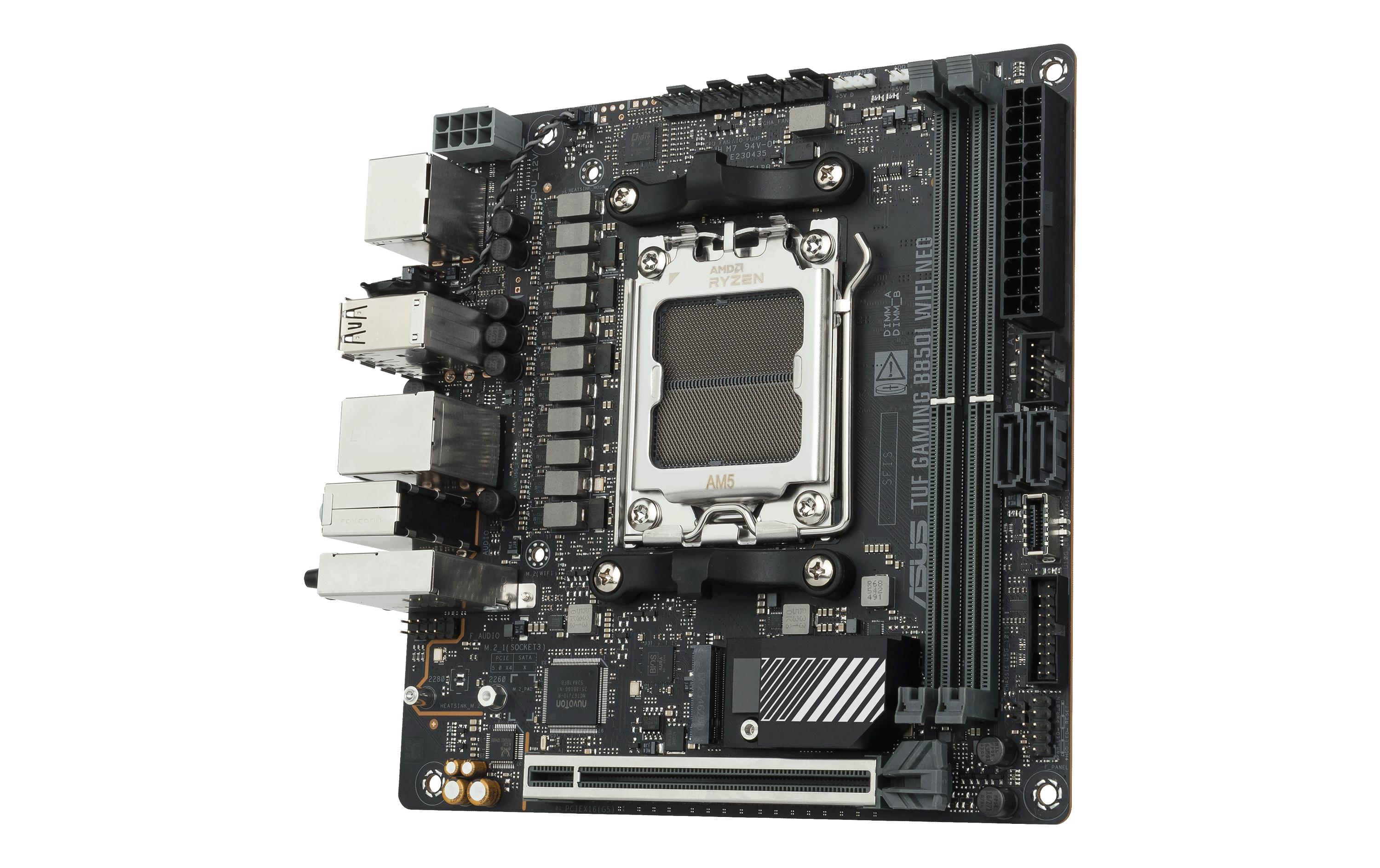 2199820_2 - Mediatech ASUS TUF GAMING B850I WIFI NEO, mITX AM5, AMD B850, 2x DDR5, PCIe 5.0