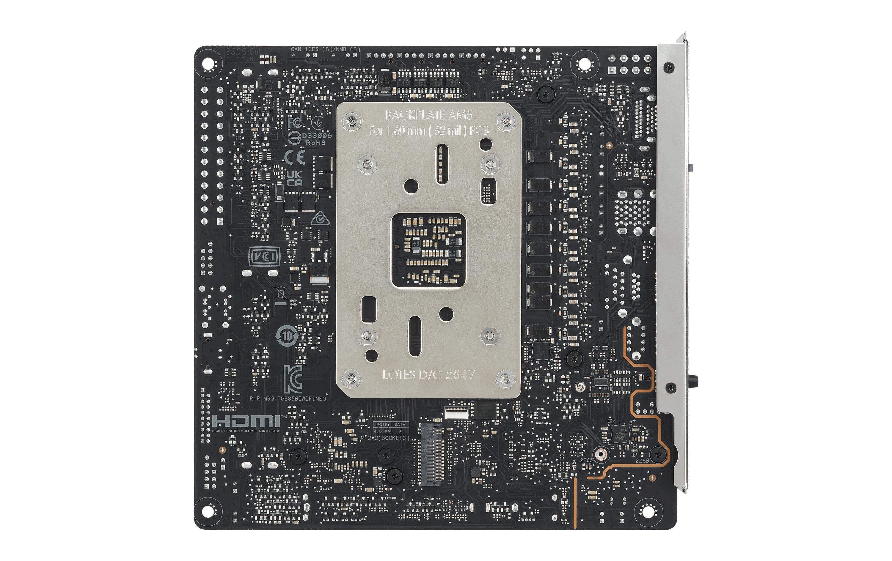 2199820_5 - Mediatech ASUS TUF GAMING B850I WIFI NEO, mITX AM5, AMD B850, 2x DDR5, PCIe 5.0