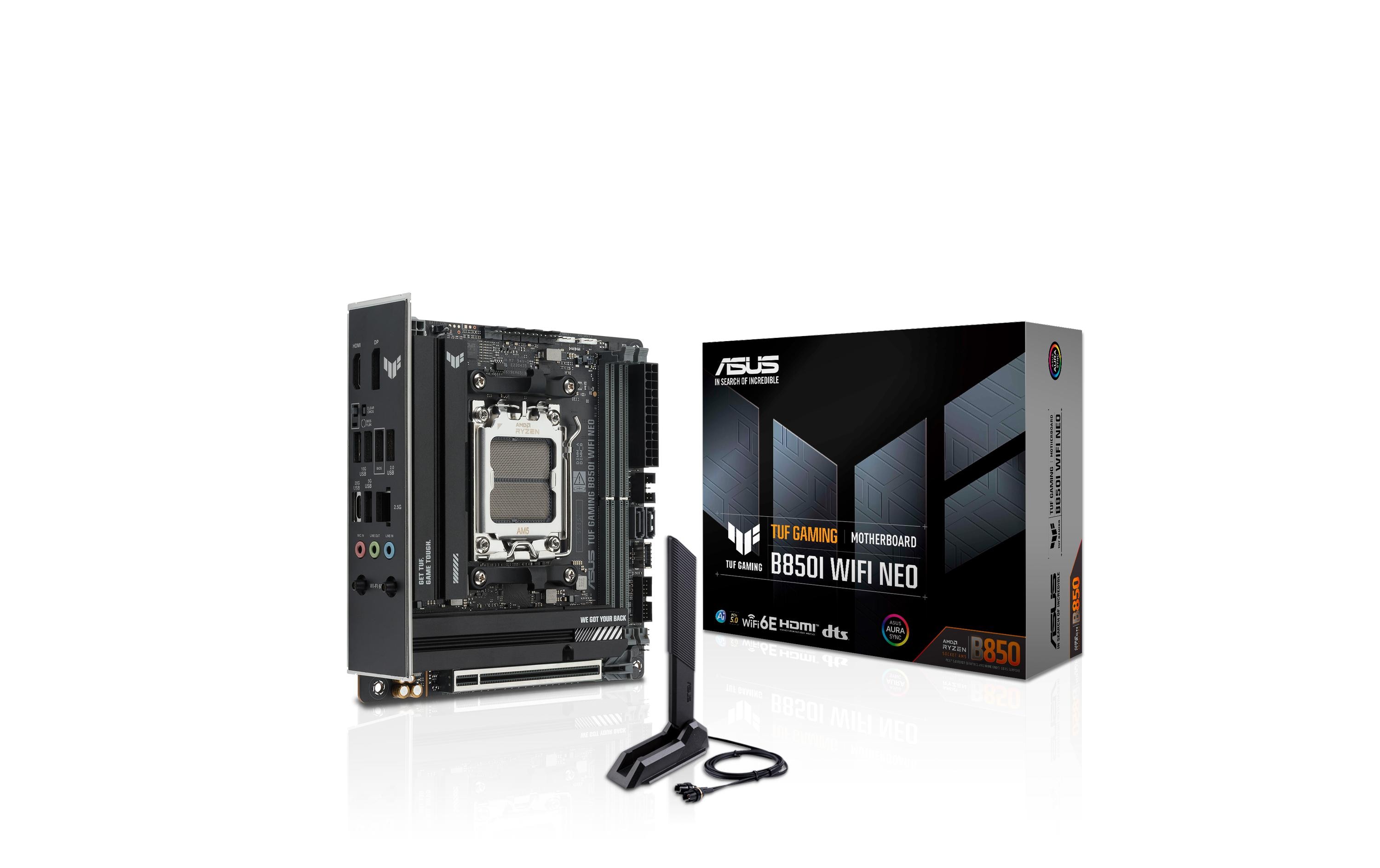 2199820_7 - Mediatech ASUS TUF GAMING B850I WIFI NEO, mITX AM5, AMD B850, 2x DDR5, PCIe 5.0