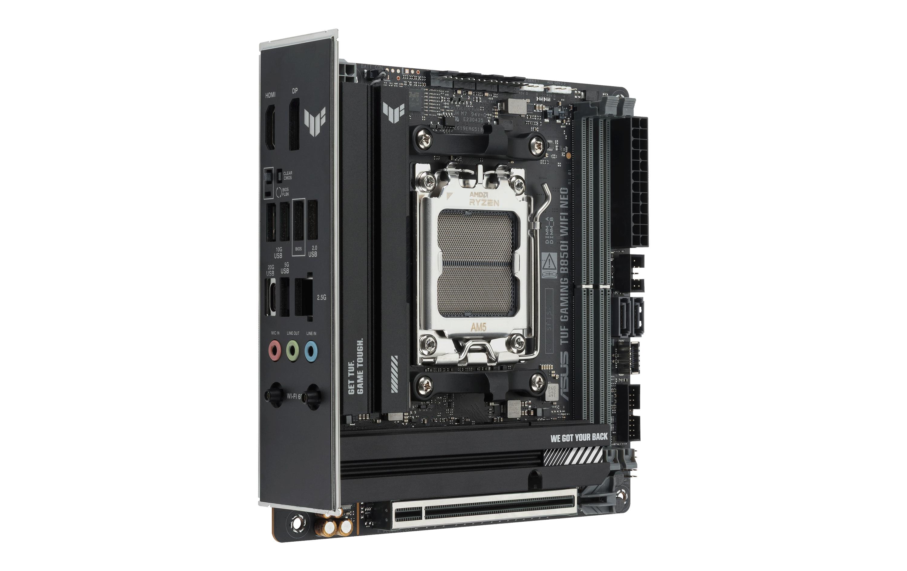 2199820_8 - Mediatech ASUS TUF GAMING B850I WIFI NEO, mITX AM5, AMD B850, 2x DDR5, PCIe 5.0