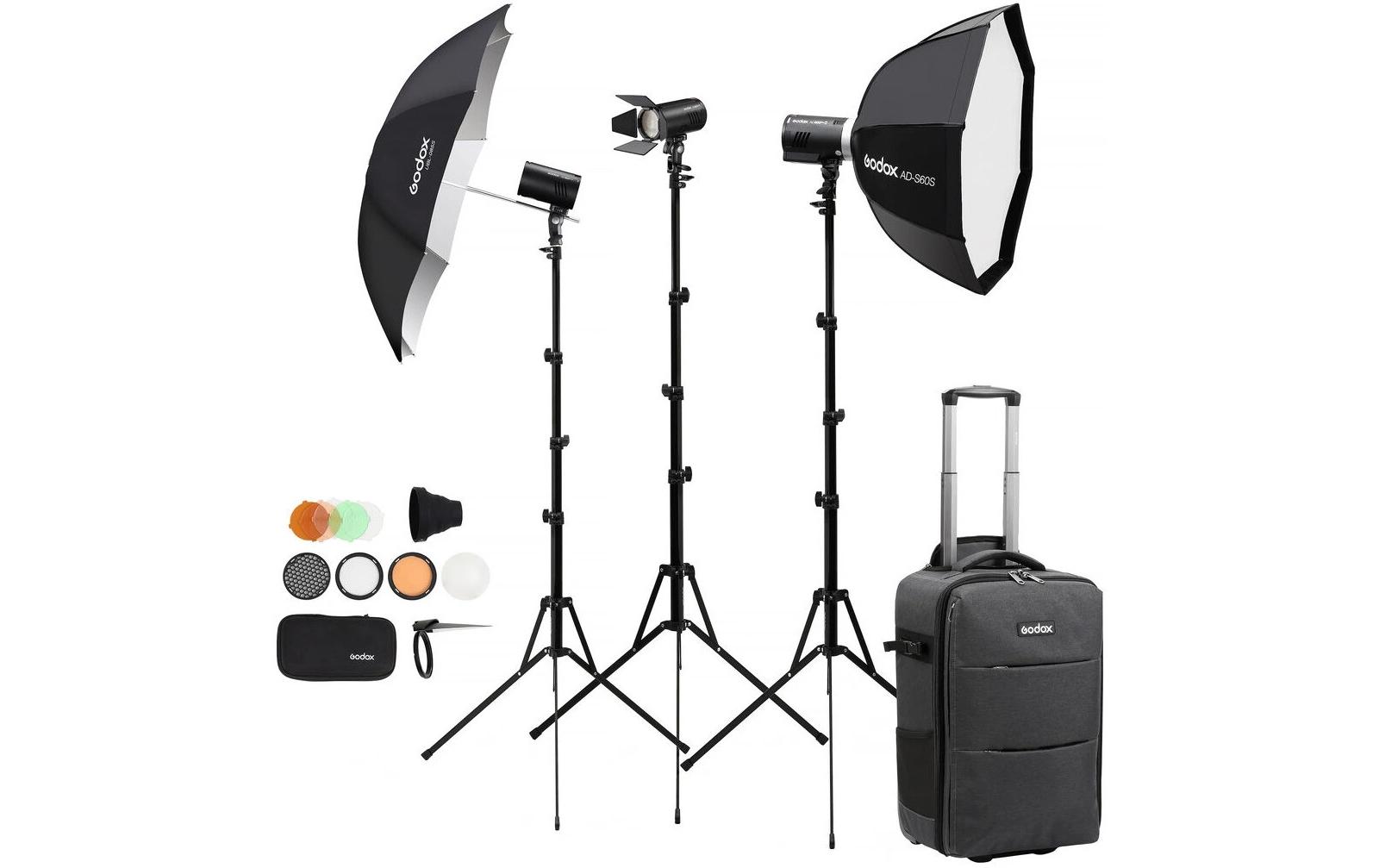 Godox AD-KIT 3-light kit AD100pro II & AD300pro II kaufen Schweiz | Mediatech.ch