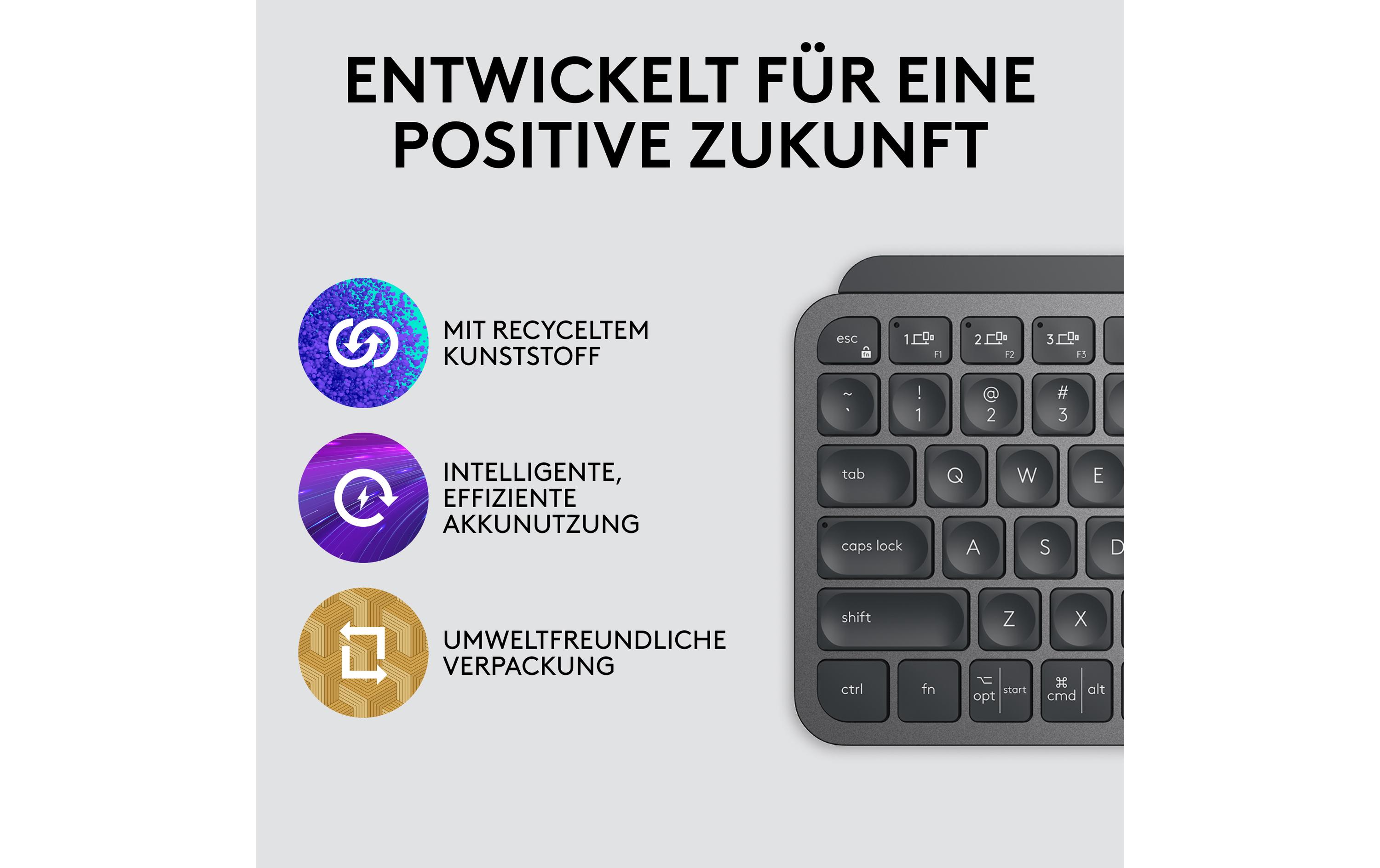 2201603_3 - Mediatech Logitech MX Keys Mini graphite USInt.Layout US Int. Layout