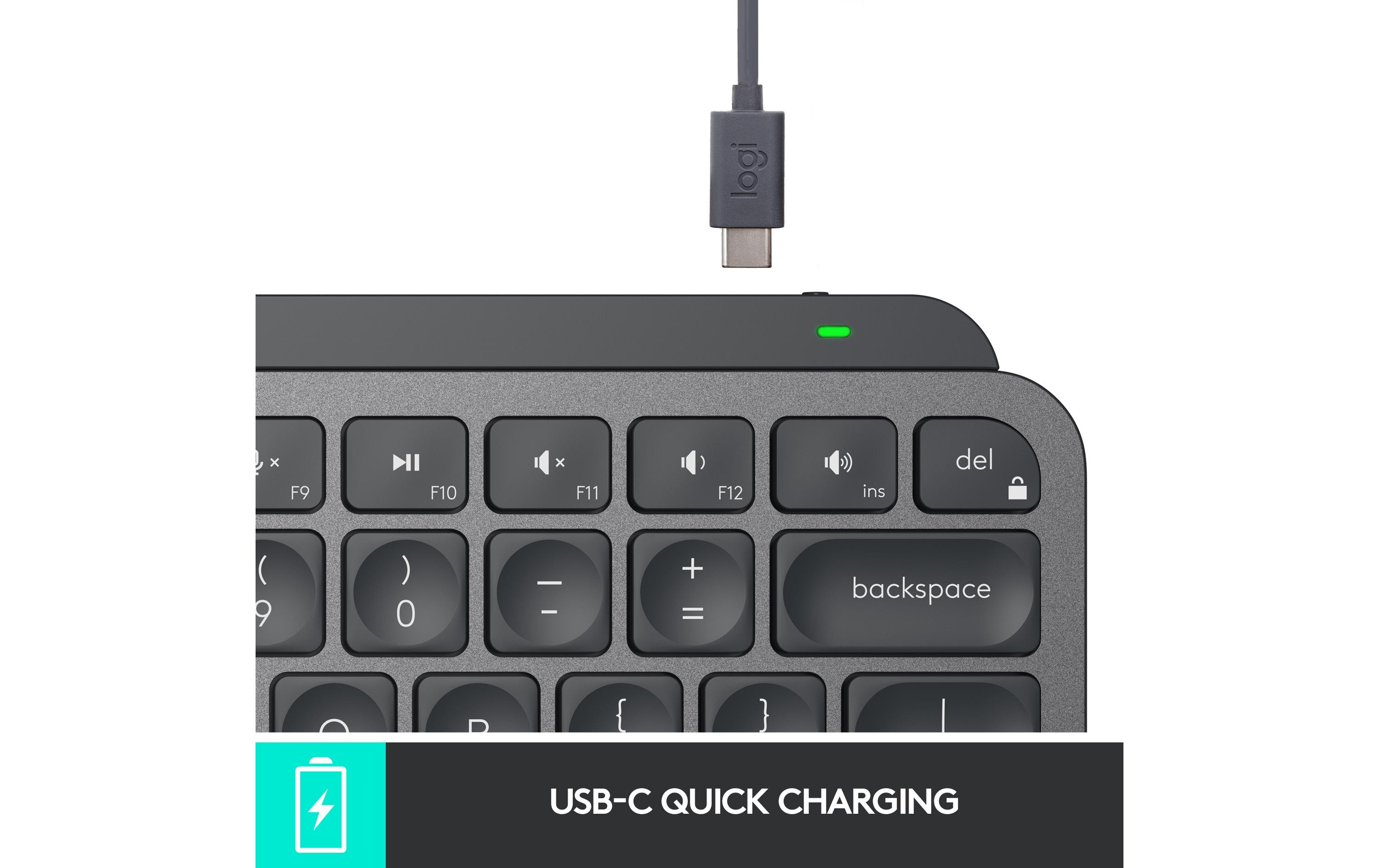2201603_7 - Mediatech Logitech MX Keys Mini graphite USInt.Layout US Int. Layout