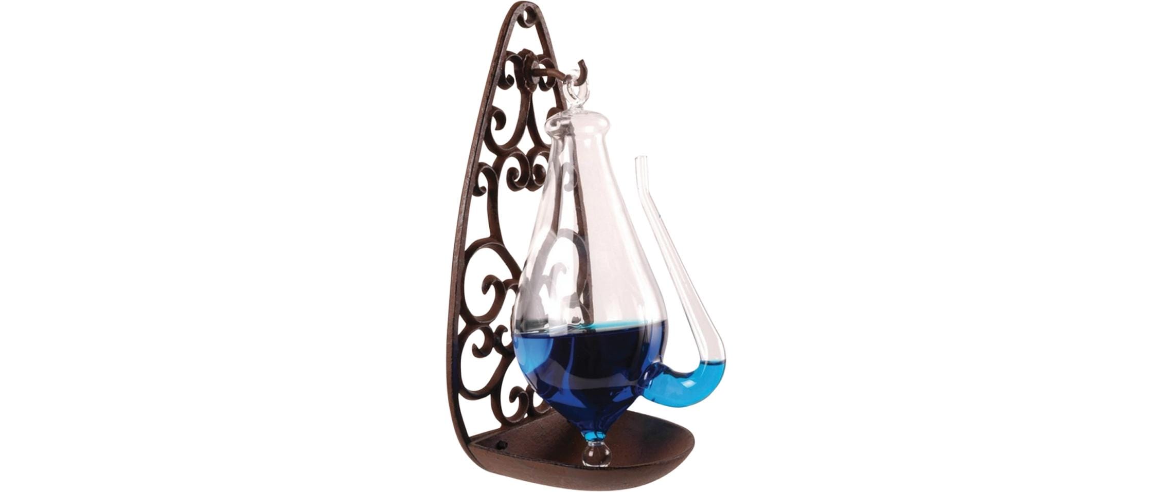 Esschert Glasbarometer Gusseisenhalterung Braun kaufen Schweiz | Mediatech.ch