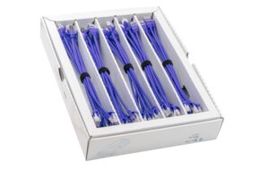 SLIM Patchkabel: 25cm, violet, 50-Pack Cat 6A, U/FTP, 0.25 m, Violet, 50-Pack kaufen Schweiz | Mediatech.ch