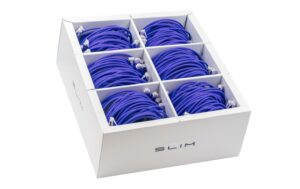 SLIM Patchkabel: 3m, violet, 36-Pack Cat 6A, U/FTP, 3 m, Violet, 36-Pack kaufen Schweiz | Mediatech.ch