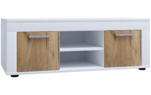 VCM TV Möbel Lowboard Usilo L Weiss/Honig-Eiche kaufen Schweiz | Mediatech.ch