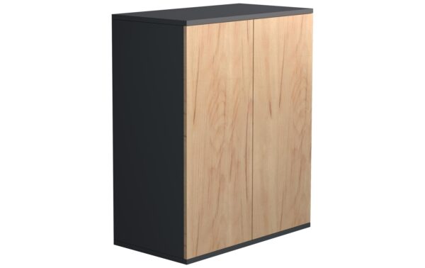 VCM Schrank Dalosa 2-Fach Anthrazit/Honig-Eiche