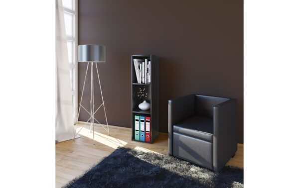 VCM Regal Mendas 3-fach Schwarz