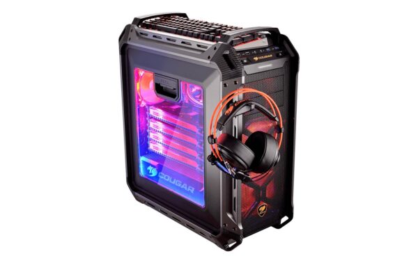 2206501_4 - Mediatech Cougar Case Panzer Max Fulltower, Schwarz