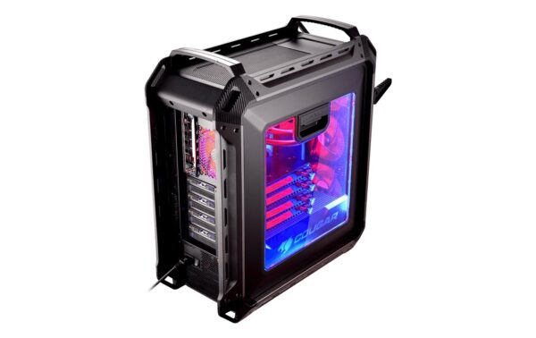 2206501_5 - Mediatech Cougar Case Panzer Max Fulltower, Schwarz