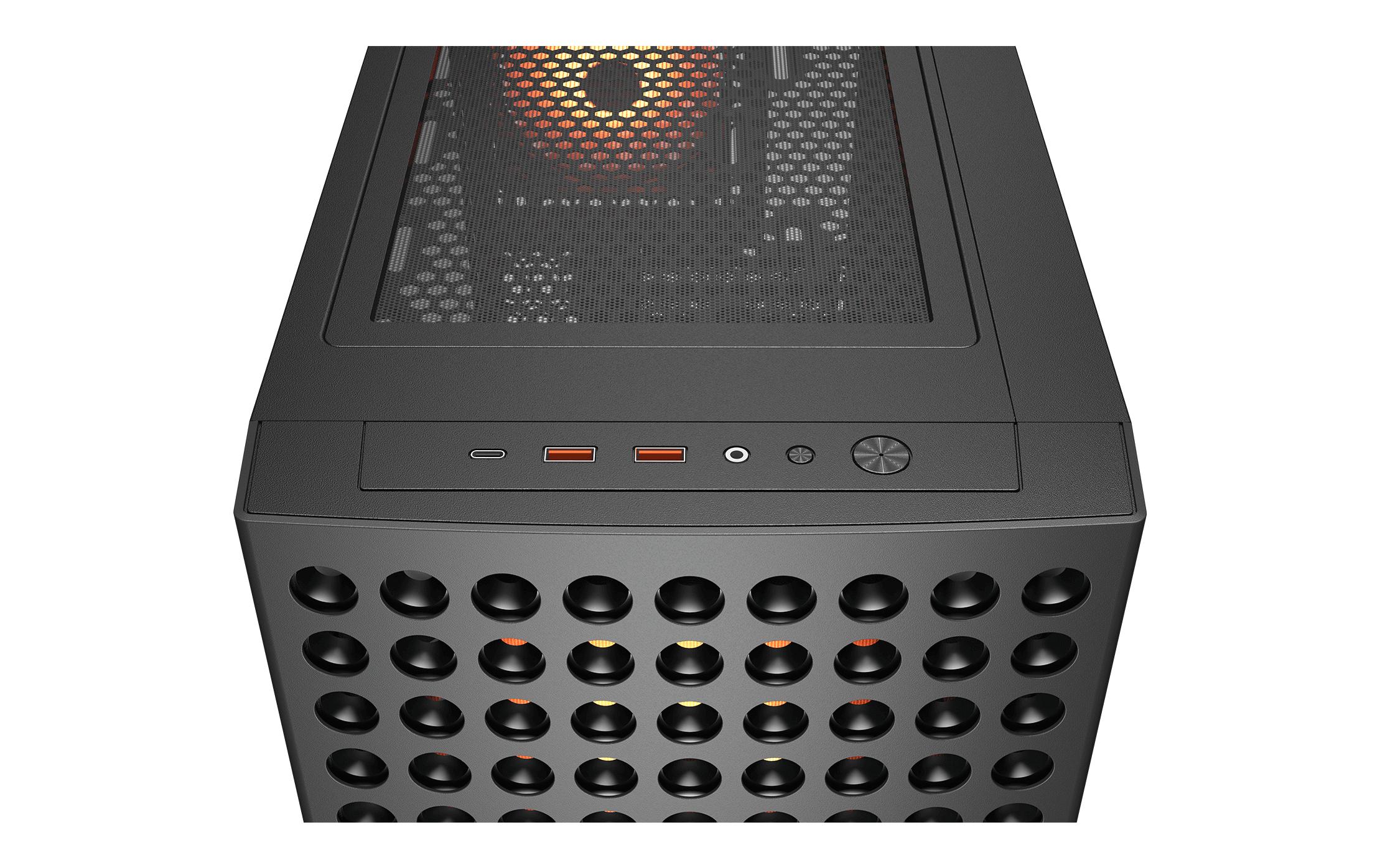 2208618_4 - Mediatech Cougar Case Airface Eco ARGB Midi-Tower, Schwarz