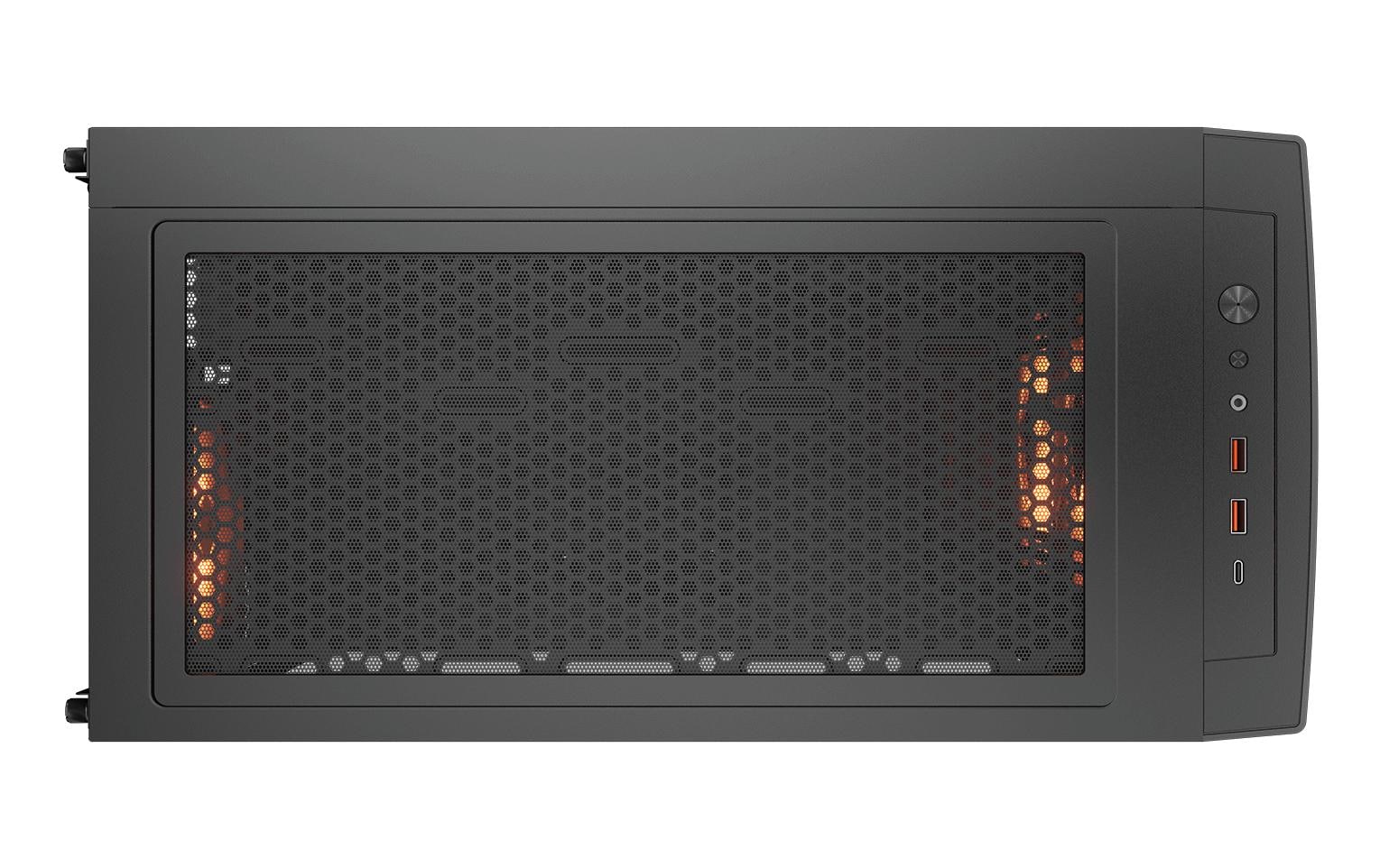 2208618_8 - Mediatech Cougar Case Airface Eco ARGB Midi-Tower, Schwarz