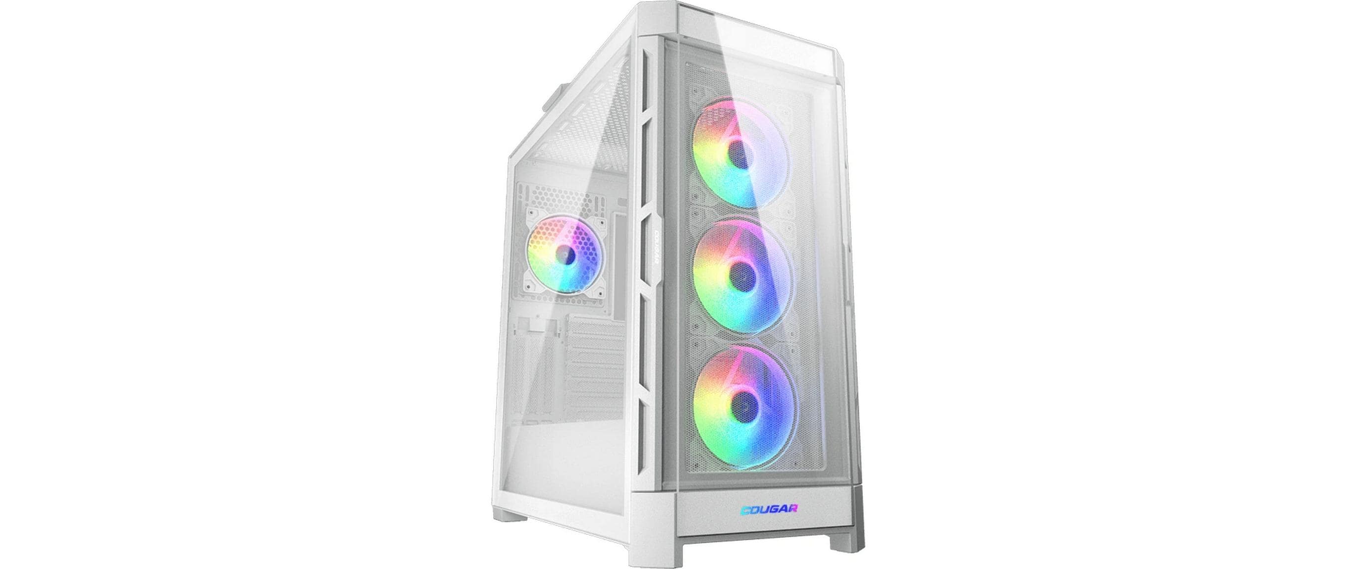 2208630 - Mediatech Cougar Case Duoface ARGB Midi-Tower, Weiss kaufen Schweiz | Mediatech.ch
