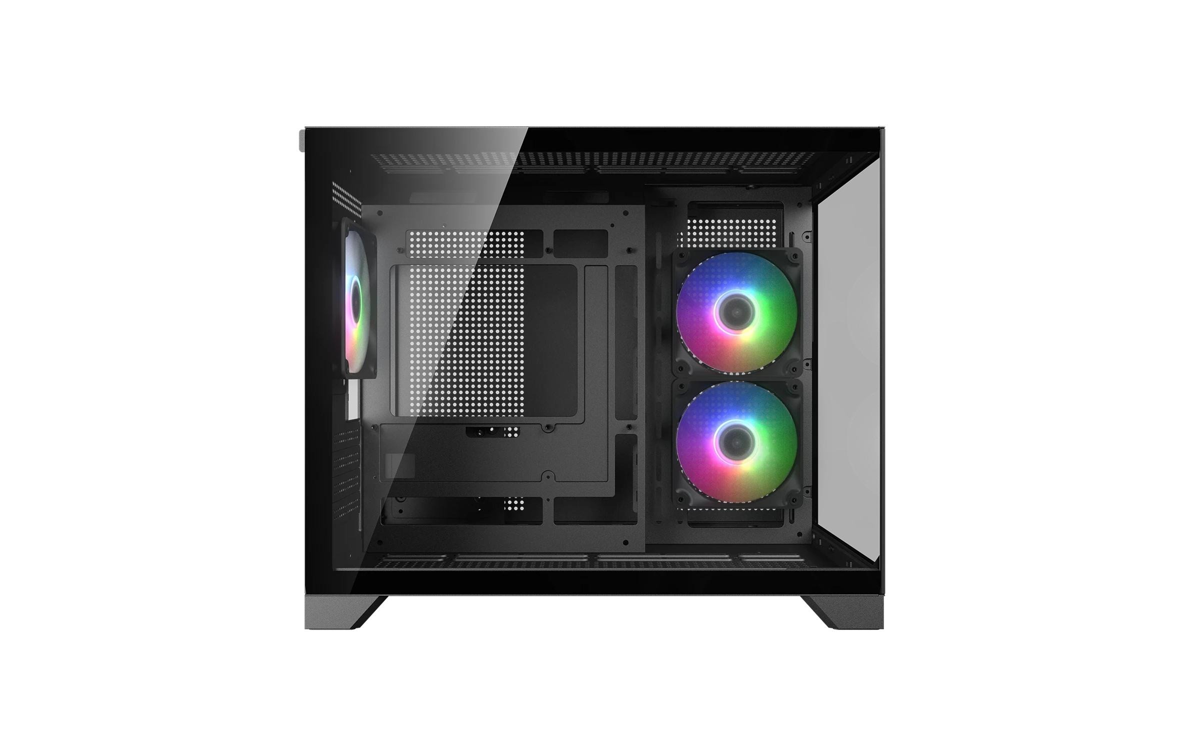 2208631_1 - Mediatech Cougar Case FV150 Mini ARGB Mini-Tower, Schwarz