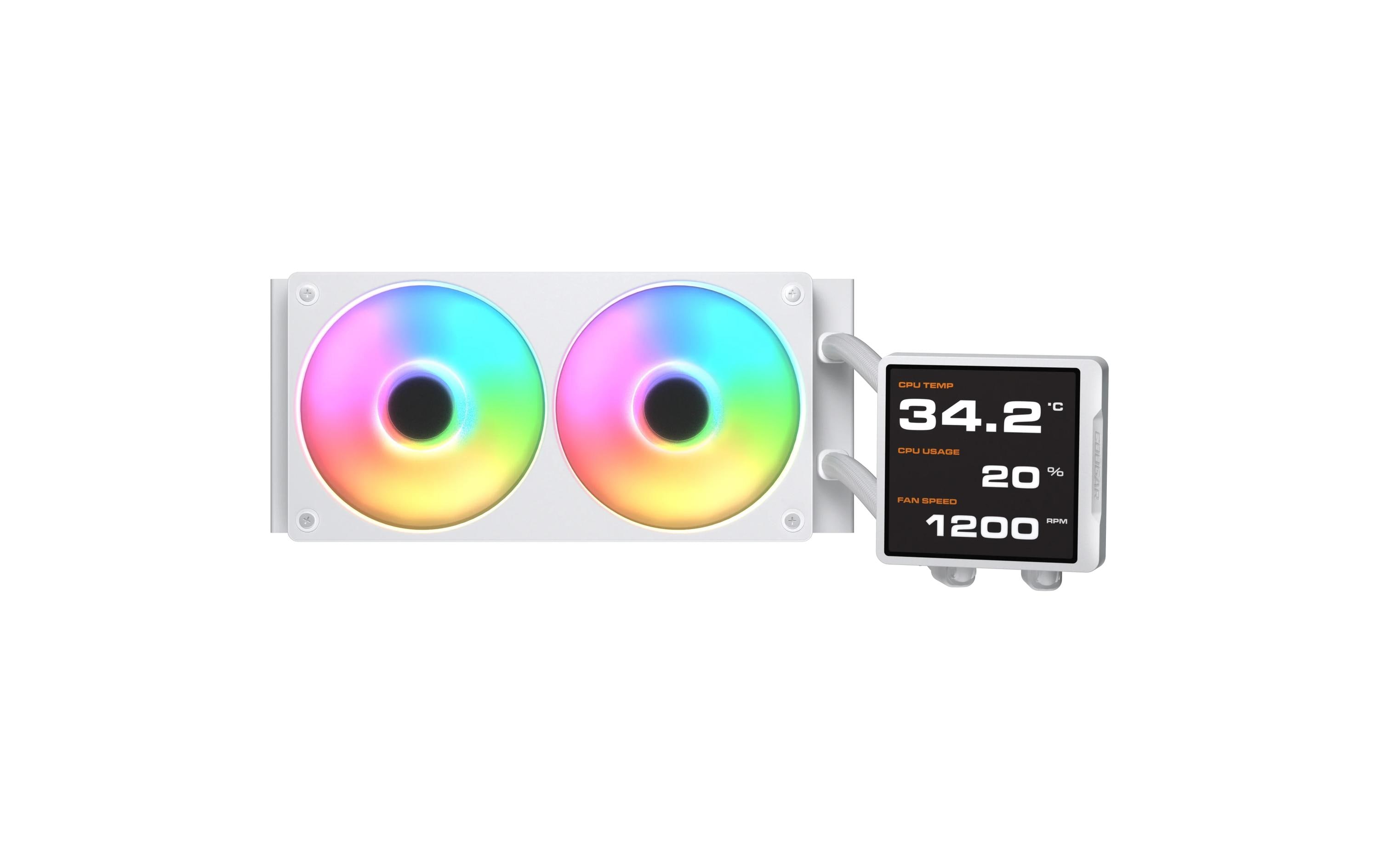 Cougar Wasserk.Poseidon Vistek Pro 240 ARGB, Weiss kaufen Schweiz | Mediatech.ch
