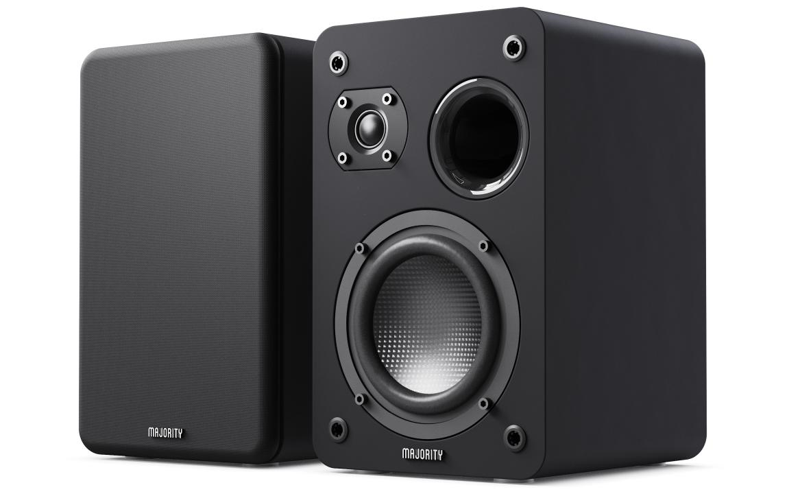 Majority D70X Passiv Regal-Lautsprecher Set Schwarz kaufen Schweiz | Mediatech.ch