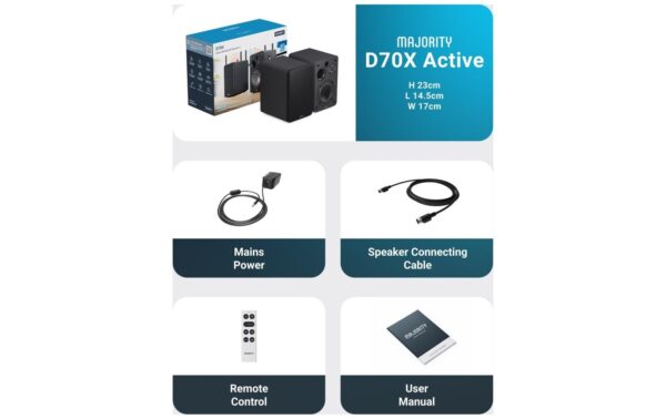 2210576_3 - Mediatech Majority D70X Aktiv, Black