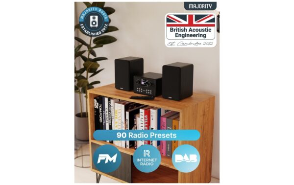 Majority Homerton mit DAB+ Internetradio und CD-Player