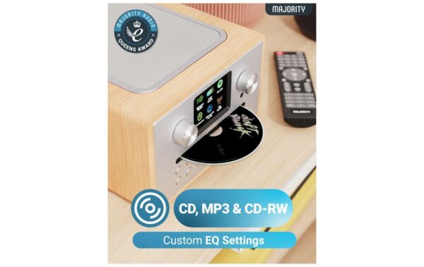 Majority Homerton2 Oak, DAB+, Bluetooth, USB, CD-Laufwerk