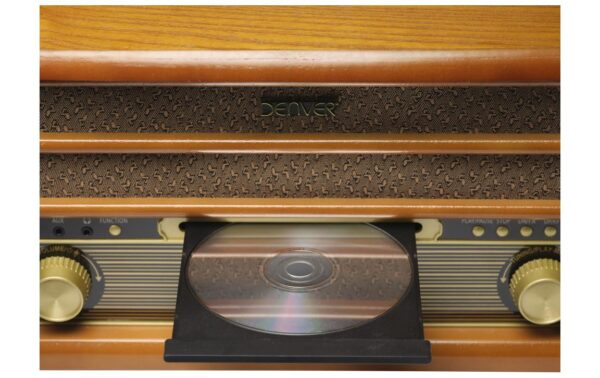 Denver MRD-51 Retro Massivholz DAB+ CD Kassetten USB