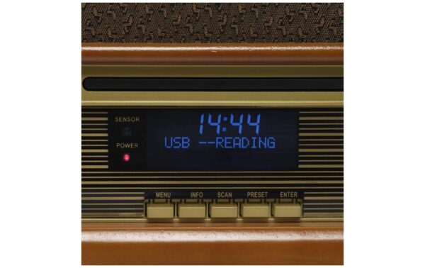 Denver MRD-51 Retro Massivholz DAB+ CD Kassetten USB