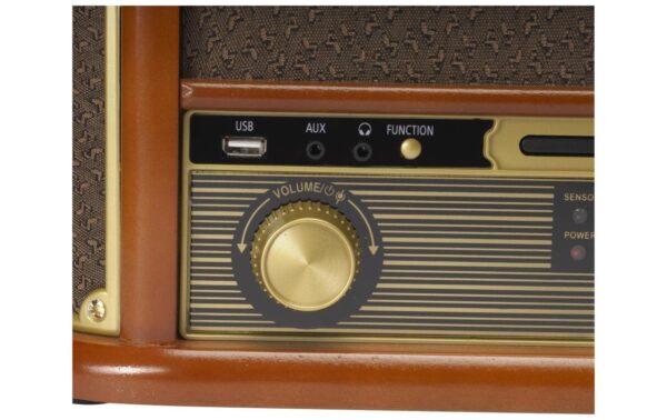 Denver MRD-51 Retro Massivholz DAB+ CD Kassetten USB