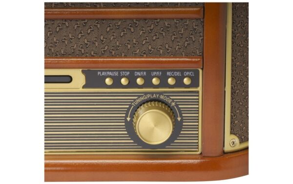 Denver MRD-51 Retro Massivholz DAB+ CD Kassetten USB