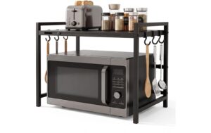 Relaxdays Mikrowellenregal ausziehbar H x B x T: ca. 43, 5 x 32-65 x 40 cm kaufen Schweiz | Mediatech.ch