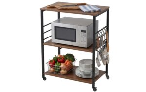 Relaxdays Rollwagen 3 Ebenen H x B x T: ca. 89 x 60 x 40 cm, Braun kaufen Schweiz | Mediatech.ch