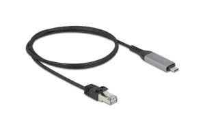 Delock USB-Kabel C-RJ45, 1m Gigabit 10/100/1000, USB-C zu RJ45 kaufen Schweiz | Mediatech.ch