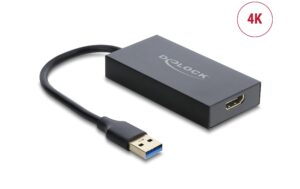 Delock Adapter USB Typ-A Stecker zu HDMI Buchse, 4K