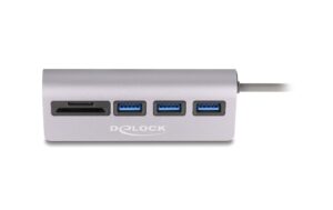Delock USB Hub 3 Port, 5 Gbps, SD und Micro SD Card Reader kaufen Schweiz | Mediatech.ch