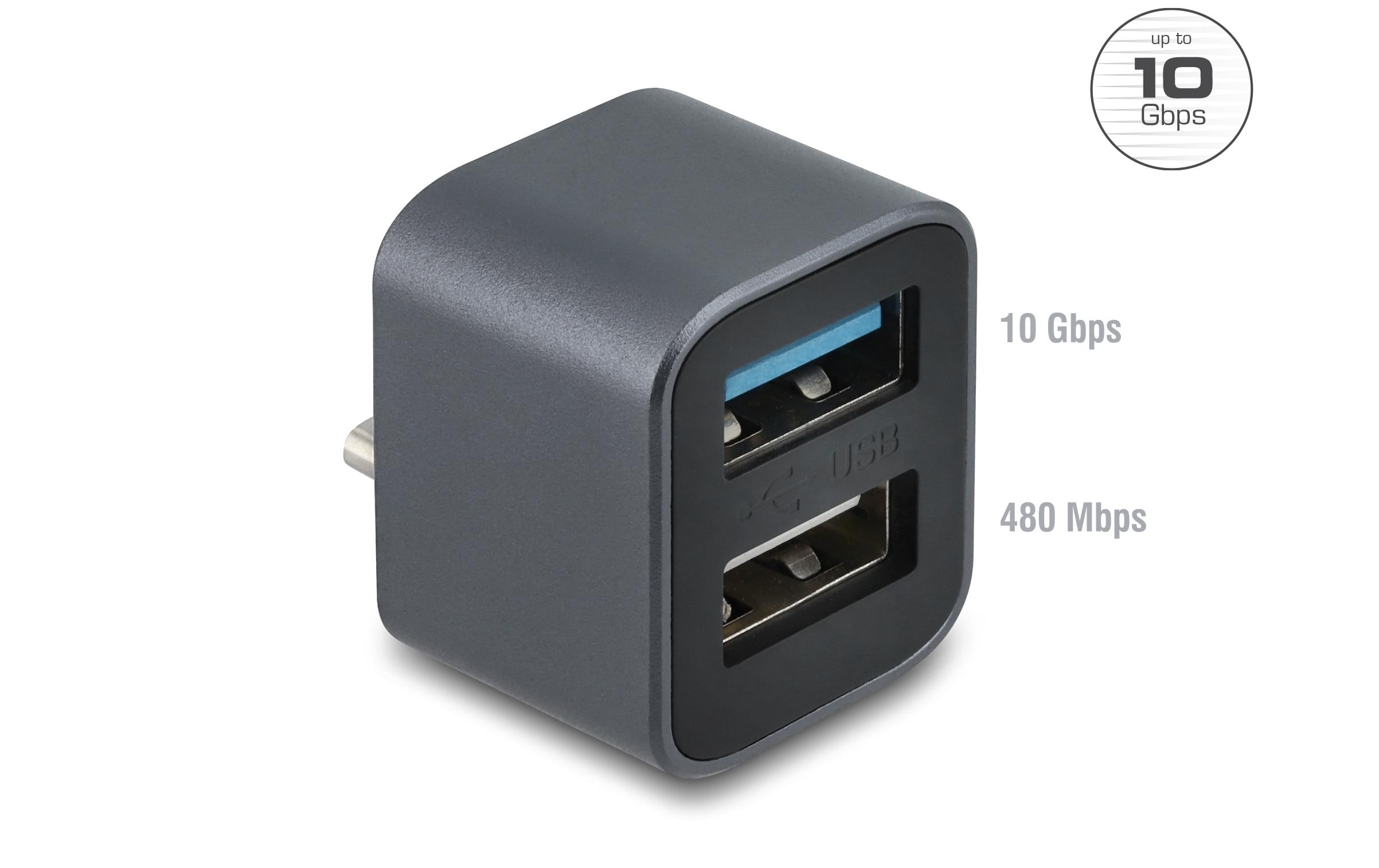 Delock USB Hub Mini, USB Type-C Stecker, 1 x USB 10 Gbps kaufen Schweiz | Mediatech.ch