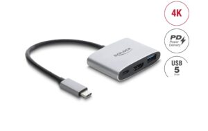 Delock USB Type-C Adapter zu HDMI 4K 60 Hz, USB-A, PD 3.1 140 W kaufen Schweiz | Mediatech.ch
