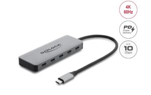Delock USB Hub 2 Port USB 10 Gbps, 2 Port USB-C, 4K, PD kaufen Schweiz | Mediatech.ch
