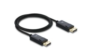 Delock DisplayPort Kabel Koaxial 16K 60 Hz 80 Gbps Geflechtmantel 1 kaufen Schweiz | Mediatech.ch