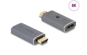 Delock 8k HDMI EDID Emulator bidirektional bis 7680x4320@60Hz, simuliert einen Monitor kaufen Schweiz | Mediatech.ch