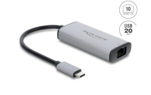 Delock Netzwerk Adapter USB Type-C, 10 Gigabit LAN, 1 x RJ45 kaufen Schweiz | Mediatech.ch
