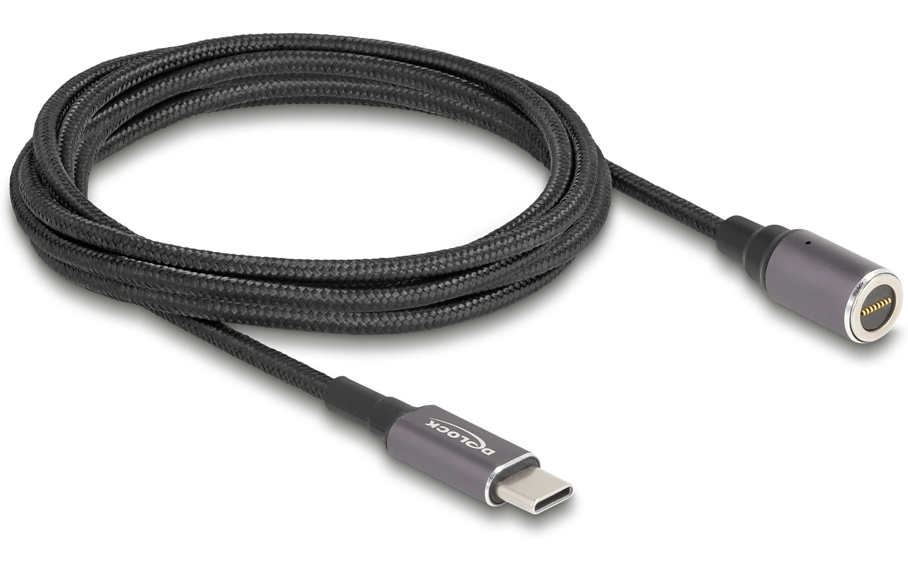 Delock Ladekabel für Notebook USB-C 1.8m Buchse zu magnetischem 8 Pin Konnektor kaufen Schweiz | Mediatech.ch