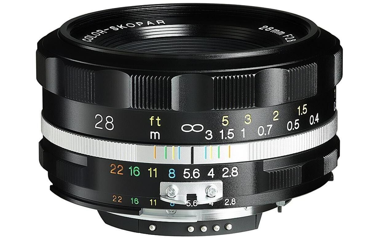 2214005 - Mediatech Voigtländer Color-Skopar 28mm f/2.8 SLII-S Vollformat Nikon F Schwarz kaufen Schweiz | Mediatech.ch