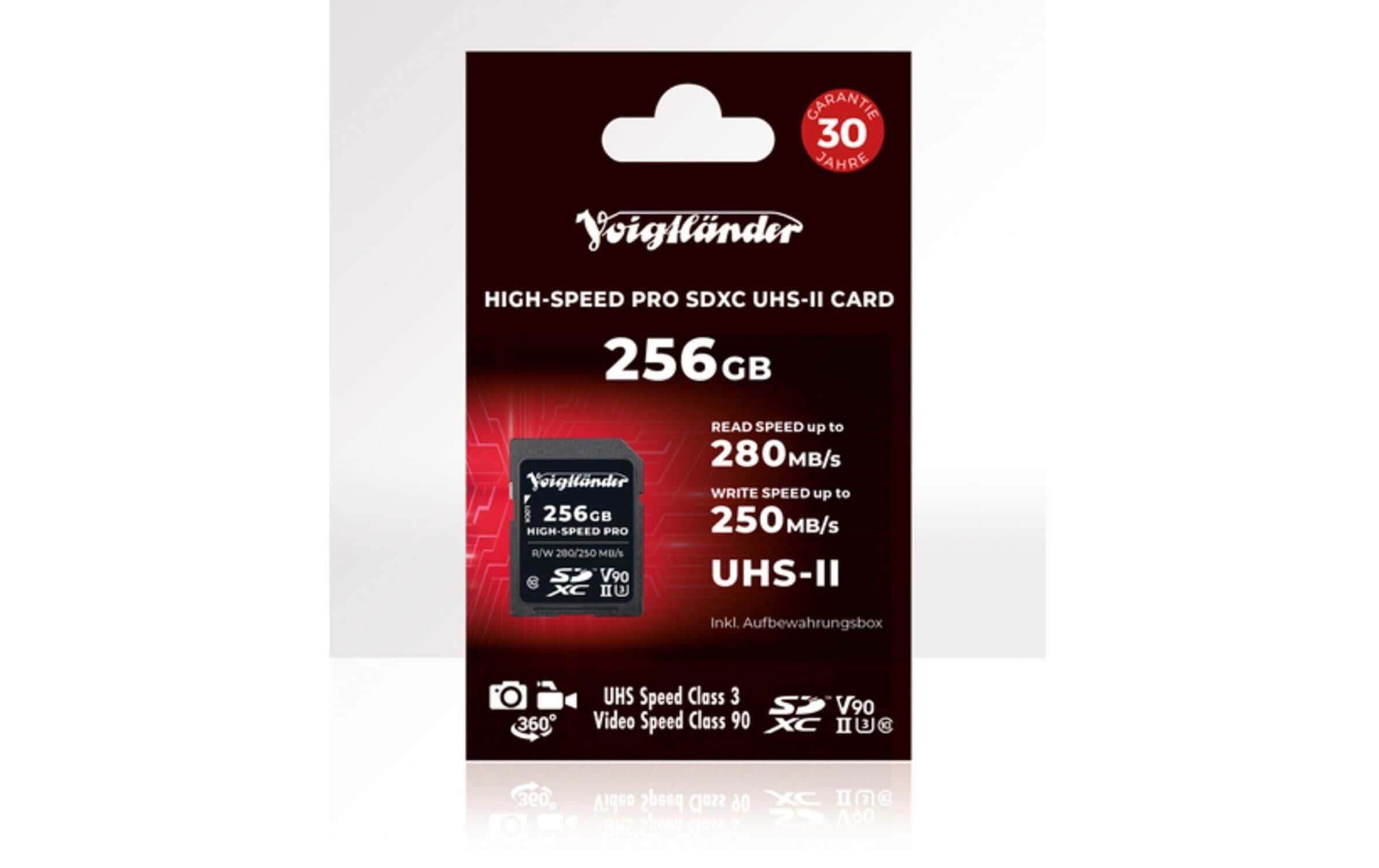 Voigtländer PRO 256 GB UHS-II V90 kaufen Schweiz | Mediatech.ch