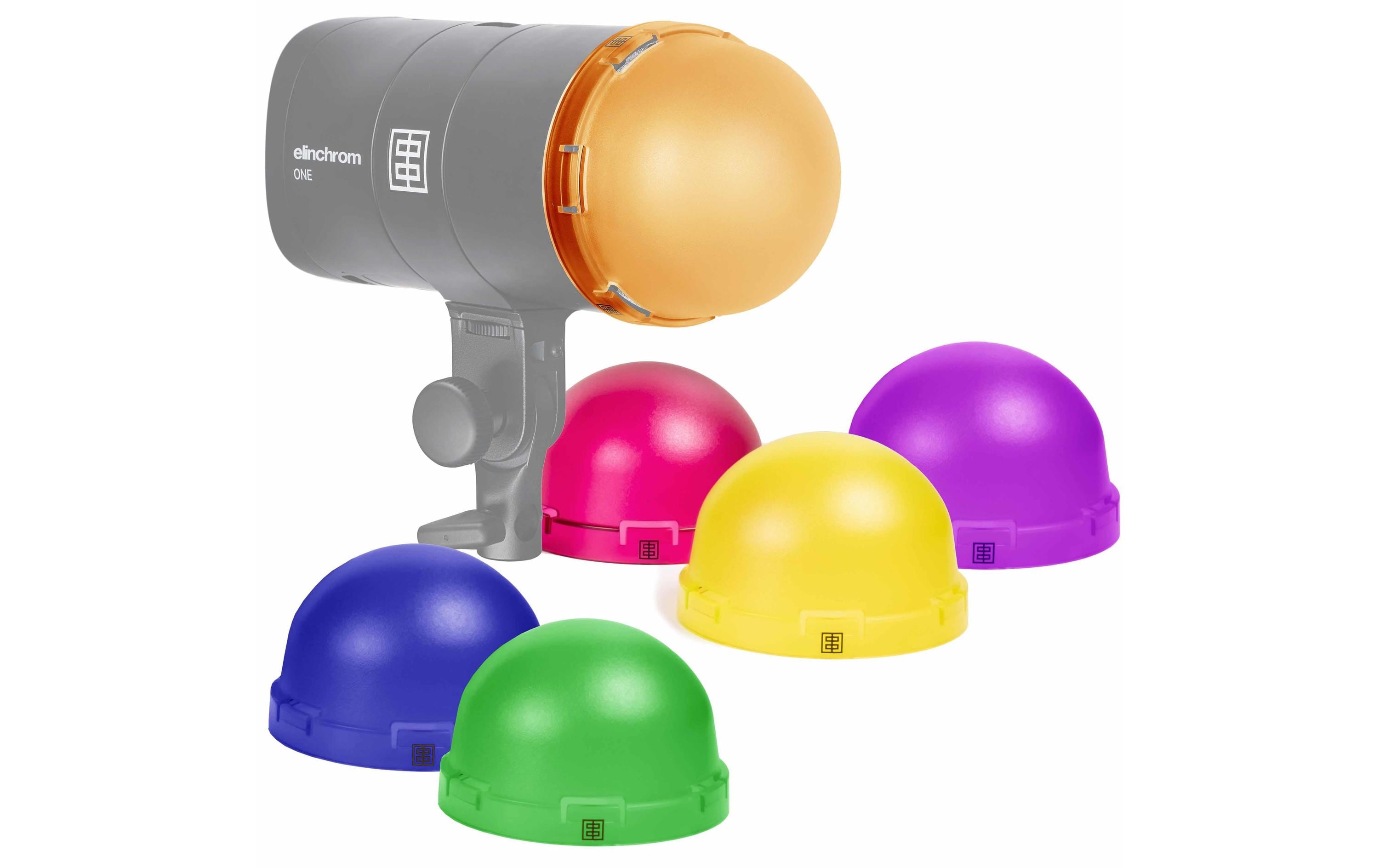 Elinchrom OCF Gel Dome Kit 6 farbige Diffusionskuppeln kaufen Schweiz | Mediatech.ch