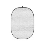 Godox Backdrop collapsible, Ziegelmauer, weiss, 150 x 200