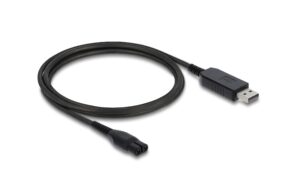 Delock OneBlade 360 Face + Body USB, 4.3 V, 1 m, 24 AWG, schwarz